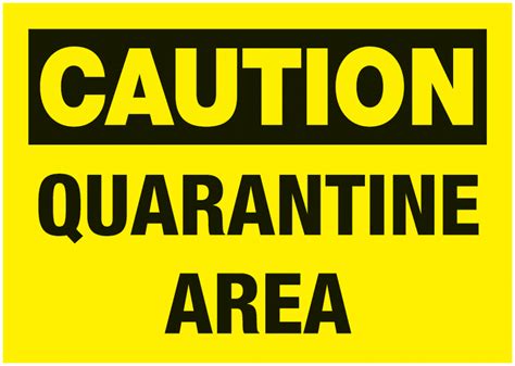Printable Quarantine Signage